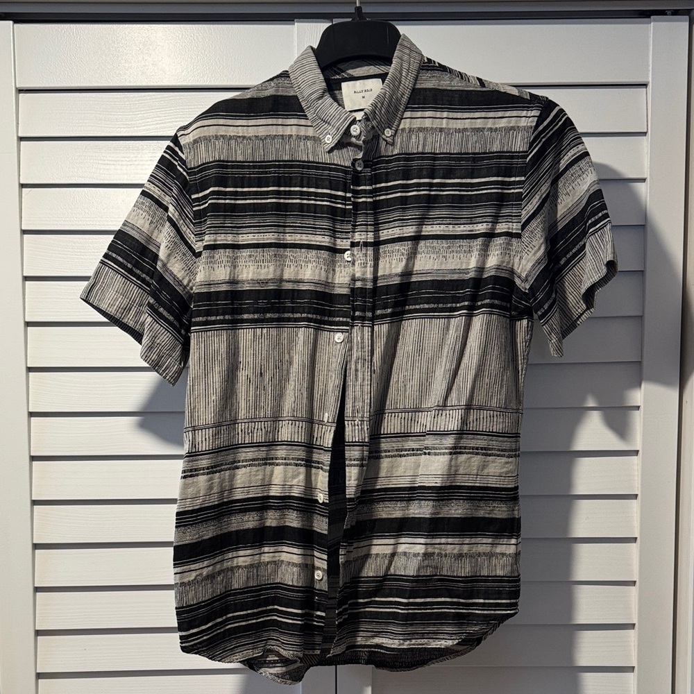 Billy Reid slim fit short sleeve size M